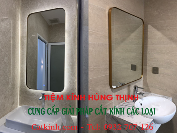 Top 10 Mẫu Gương Treo Tường Nhà Tắm Đẹp Tuyệt Vời Dẫn Đầu Xu Hướng 2026! 1 gương treo tường nhà tắm