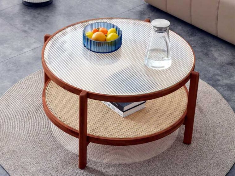 Chỉ từ 600k: Sở hữu ngay mặt bàn tròn kính cường lực mài cạnh tinh xảo