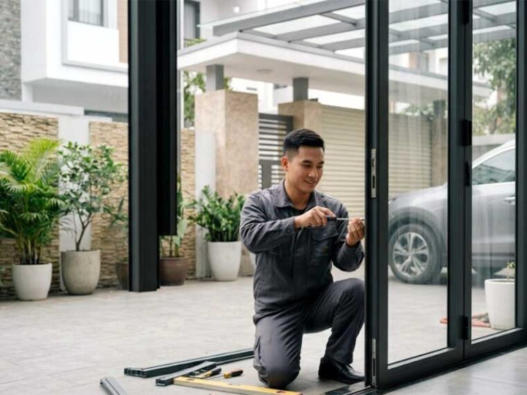 Sửa chữa cửa kính: 1 Đổi 1 linh kiện chính hãng, bảo hành 2 năm